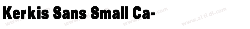 Kerkis Sans Small Ca字体转换 Kerkis Sans Small Ca字体转换
